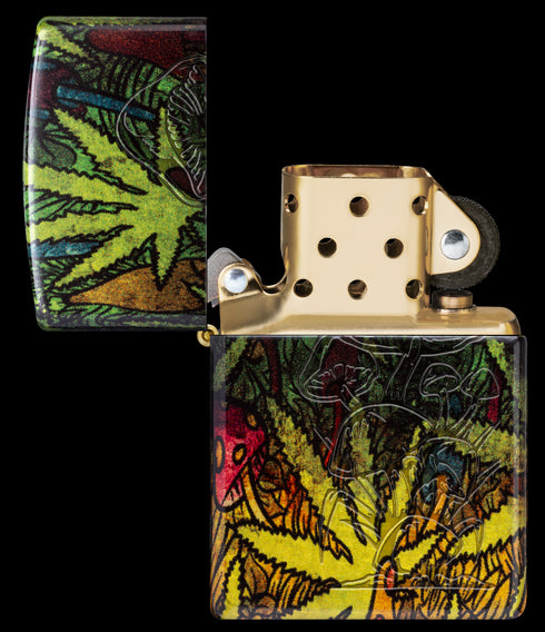 Zippo vžigalnik 46387 Hidden Mushrooms