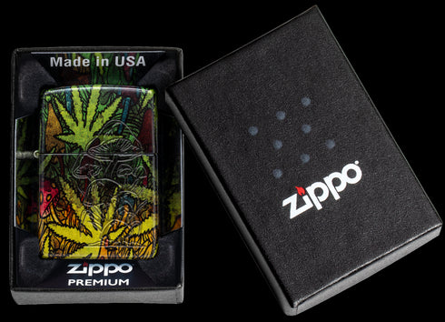 Zippo vžigalnik 46387 Hidden Mushrooms