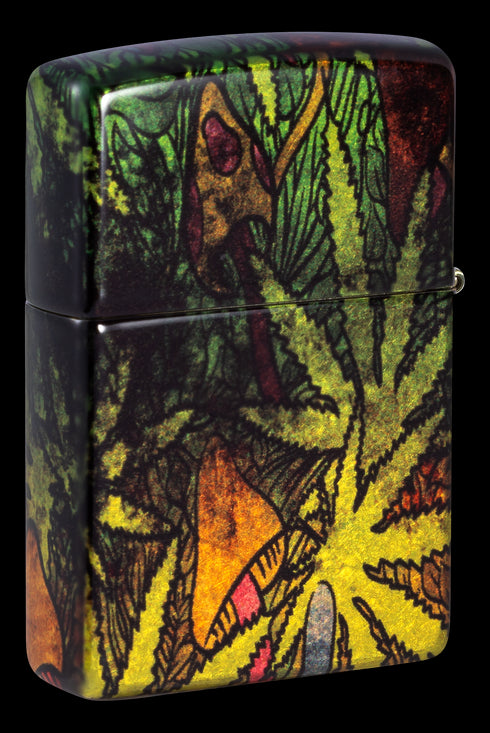 Zippo vžigalnik 46387 Hidden Mushrooms