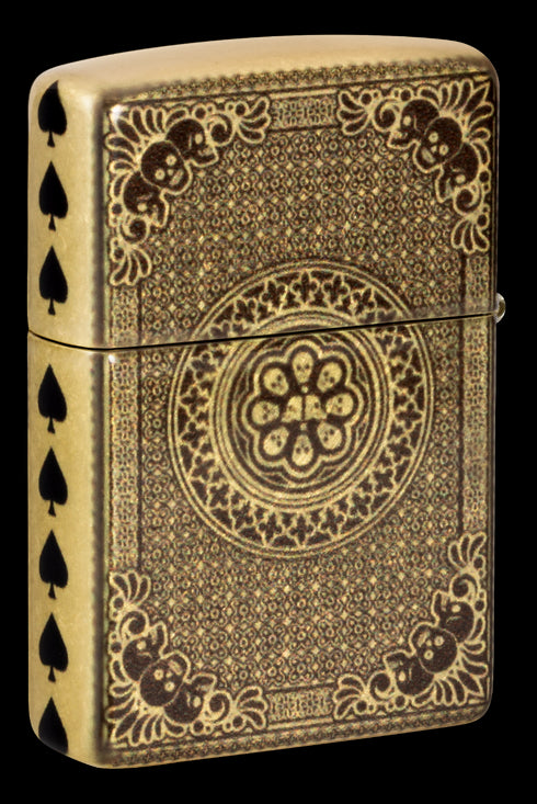 Zippo vžigalnik 46388 Ace of Spades & Skulls