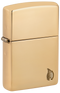 Zippo vžigalnik 46397 Armor Flame, High Polish Brass