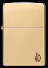 Zippo vžigalnik 46397 Armor Flame, High Polish Brass