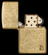 Zippo vžigalnik 46398 Armor Flame, Tumbled Brass