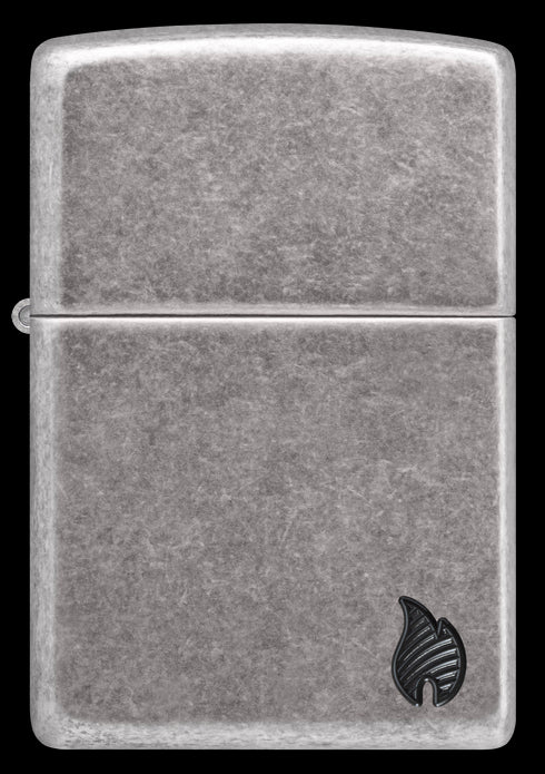 Zippo vžigalnik 46399 Armor Flame, Antique Silver