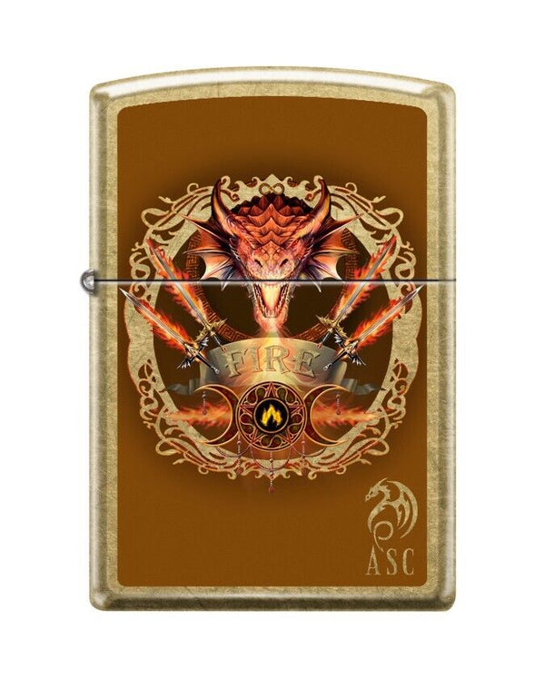 Zippo vžigalnik 46408 Anne Stokes Fire Dragon
