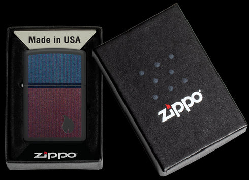 Zippo vžigalnik 46476 Flame Red and Blue