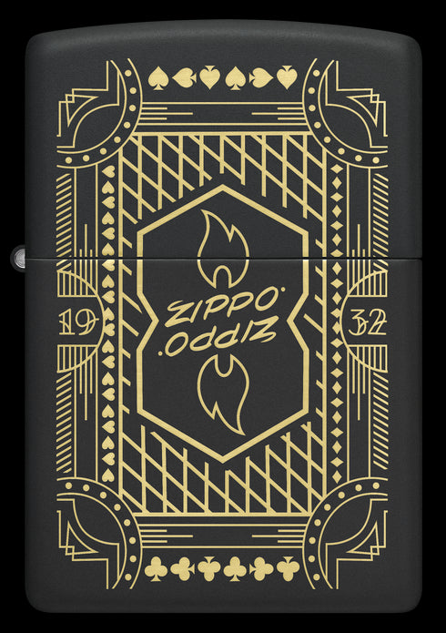 Zippo 46483 vžigalnik Retro 1932, Black Matte