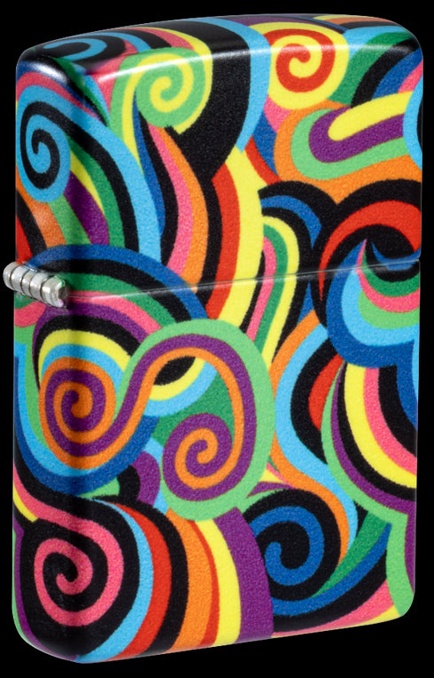 Zippo 46491 vžigalnik Vivid Color Patterns, Glow in the Dark