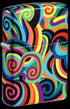 Zippo 46491 vžigalnik Vivid Color Patterns, Glow in the Dark