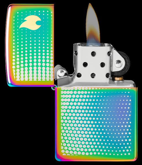 Zippo 46569 vžigalnik Dots and Flame, Multi Color