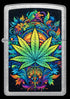 Zippo 46575 vžigalnik Psychedelic Cannabis, Street Chrome