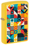 Zippo 46586 vžigalnik Geometric Pattern, Sunflower Matte