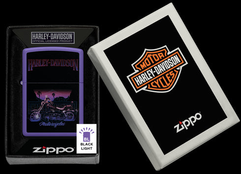 Zippo 46676 vžigalnik Harley-Davidson® Black Light