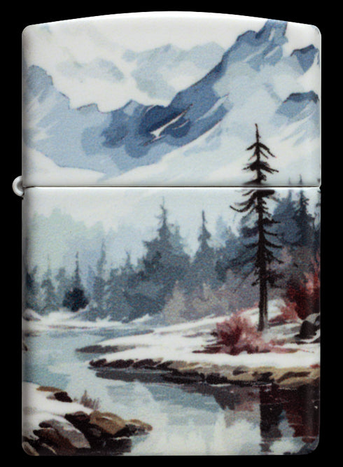 Zippo 46702 vžigalnik Painted Lake & Mountains, 540 Matte