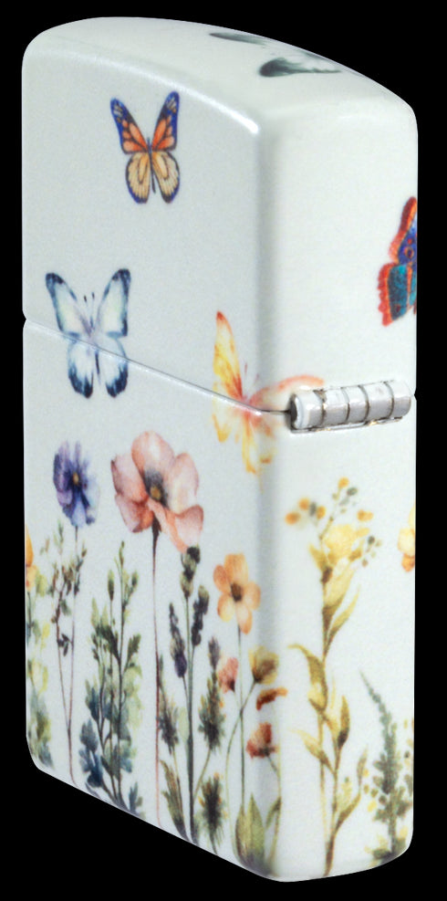 Zippo 46703 vžigalnik Flower Field & Butterflies, Glow in the Dark