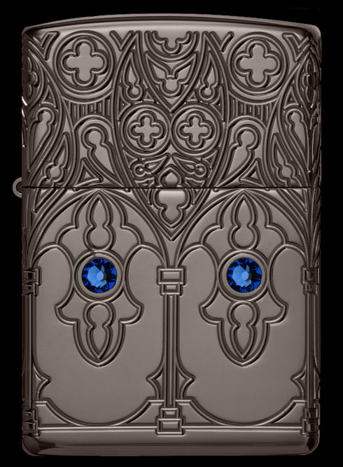 Zippo 46753 vžigalnik Spiritual Pattern Armor, Black Ice