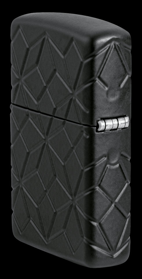 Zippo 46756 vžigalnik Red Jewel with Pattern Armor, Black Matte