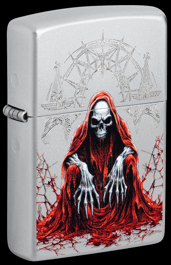 Zippo 60.007.576 vžigalnik Red Grim Reaper