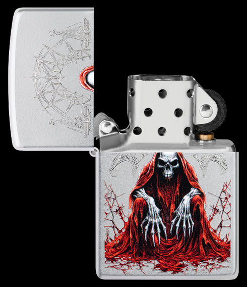 Zippo 60.007.576 vžigalnik Red Grim Reaper