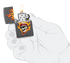 Zippo 46933 vžigalnik Flaming Skull by Rietveld