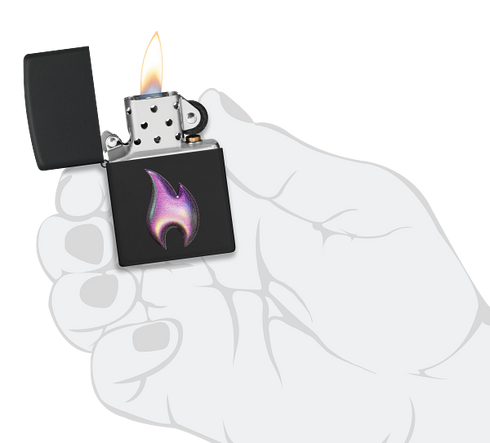 Zippo 46965 vžigalnik Plasma Flame 3D Texture