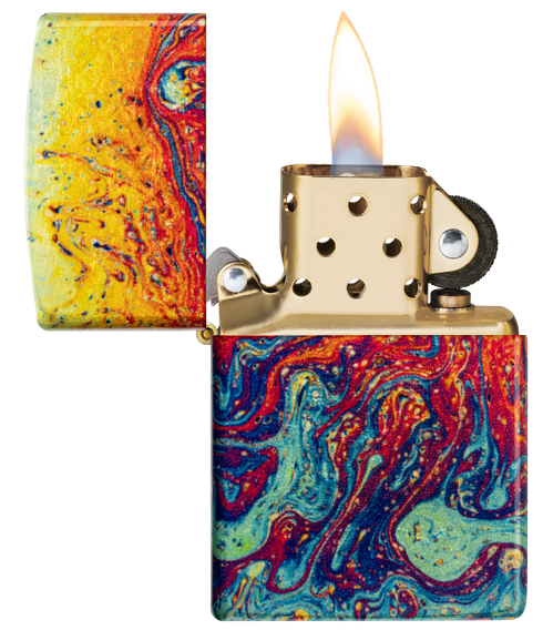 Zippo 46966 vžigalnik Psychedelic Color Pattern