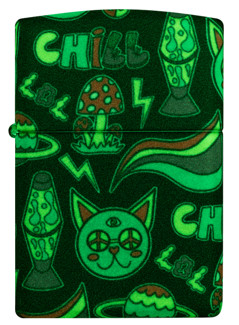Zippo 47114 vžigalnik Psychedelic Sticker Chill Design