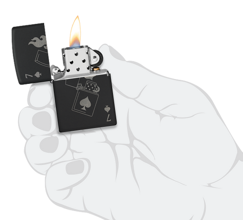 Zippo 47134 vžigalnik Lighter Lucky Spade 7