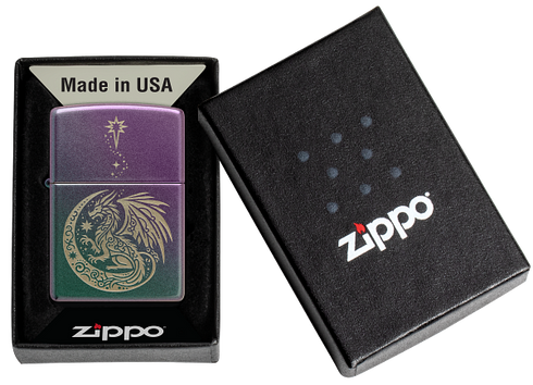 Zippo 47151 vžigalnik Fantasy Dragon and Crescent Moon