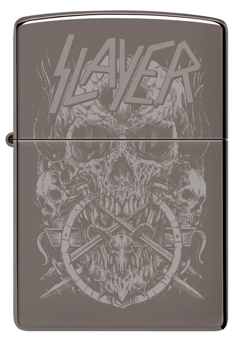 Zippo 47205 vžigalnik Slayer, Skull Logo