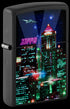 Zippo 48506 vžigalnik Cyber City, Black Matte