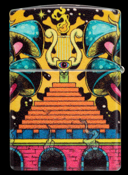 Zippo vžigalnik 48640 Psychedelic Skull