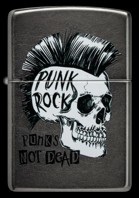 Zippo vžigalnik 60.006.559 Punk Rock Skull, Grey
