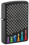 Zippo vžigalnik 48662 Chess Pieces, Black Matte