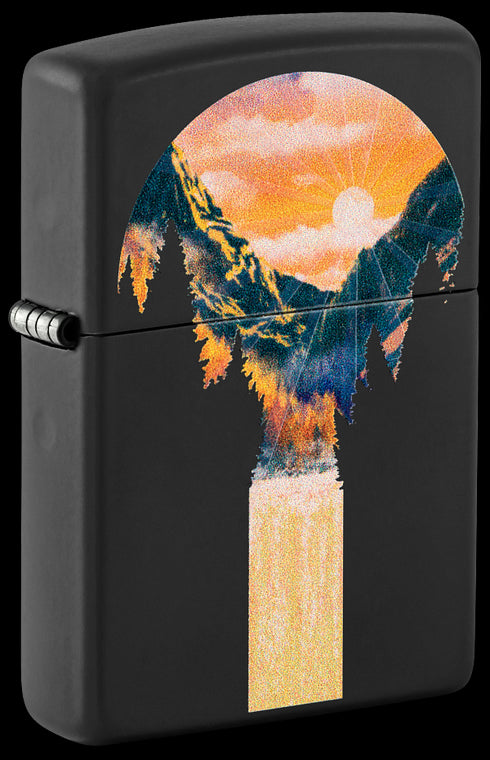 Zippo vžigalnik 48676 Mountain Waterfall UV