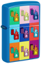 Zippo 48722 vžigalnik Pop Art Zippo Lighters, Sky Blue Matte