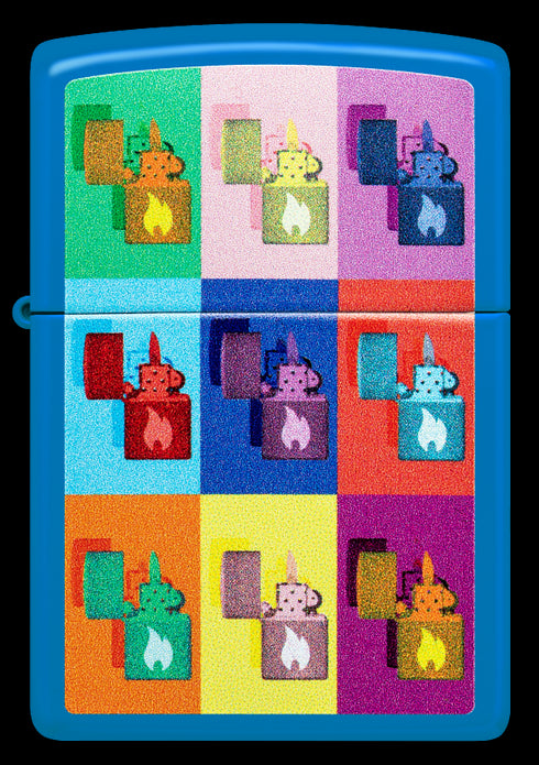 Zippo 48722 vžigalnik Pop Art Zippo Lighters, Sky Blue Matte