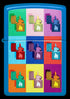 Zippo 48722 vžigalnik Pop Art Zippo Lighters, Sky Blue Matte
