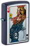 Zippo 48723 vžigalnik Queen of Hearts, Navy Matte