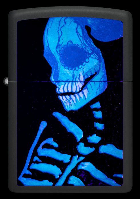Zippo vžigalnik 48761 Glowing Skeleton UV