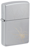 Zippo vžigalnik 48767 Spider Web High Polish Chrome