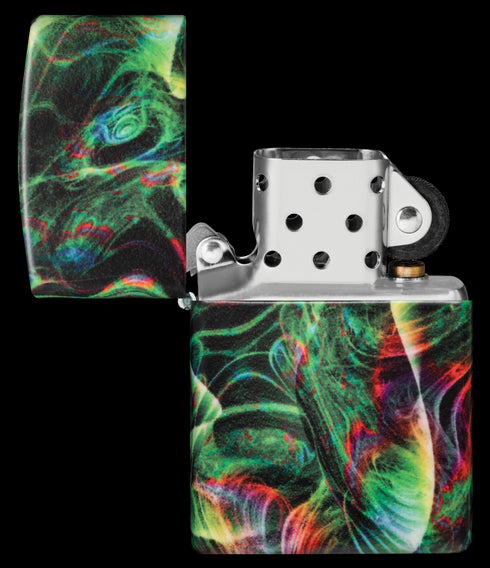 Zippo vžigalnik 48774 Psychedelic Swirl Glow in the Dark
