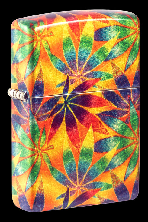 Zippo vžigalnik 48776 Cannabis Tumbled Brass