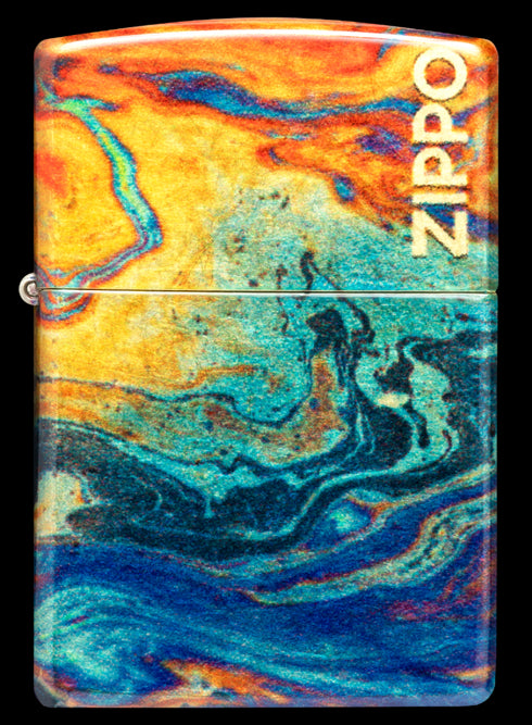 Zippo vžigalnik 48778 Colorful Tumbled Brass
