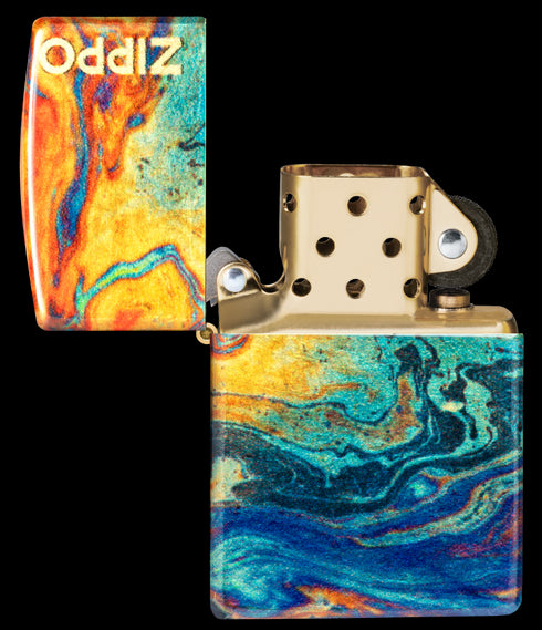 Zippo vžigalnik 48778 Colorful Tumbled Brass