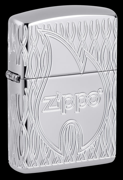 Zippo vžigalnik 48838 Flame Armor HP Chrome