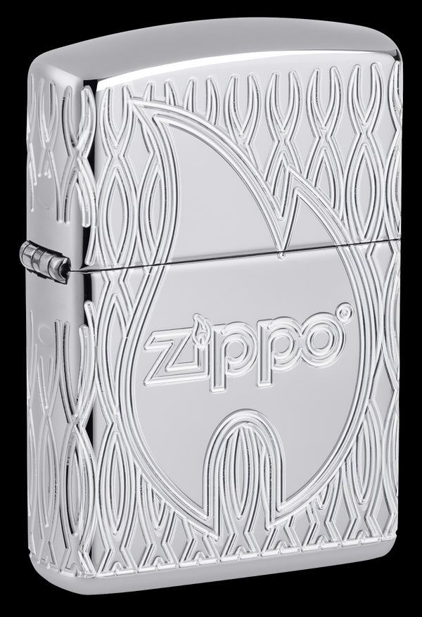 Zippo vžigalnik 48838 Flame Armor HP Chrome