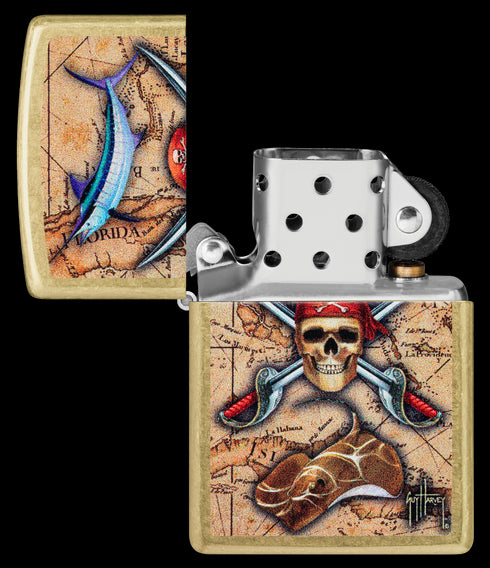 Zippo vžigalnik 48966 Pirate & Map