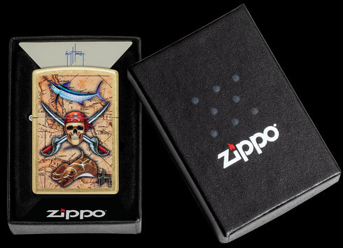 Zippo vžigalnik 48966 Pirate & Map