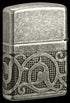Zippo vžigalnik 49290 Pattern Armor Antique Silver